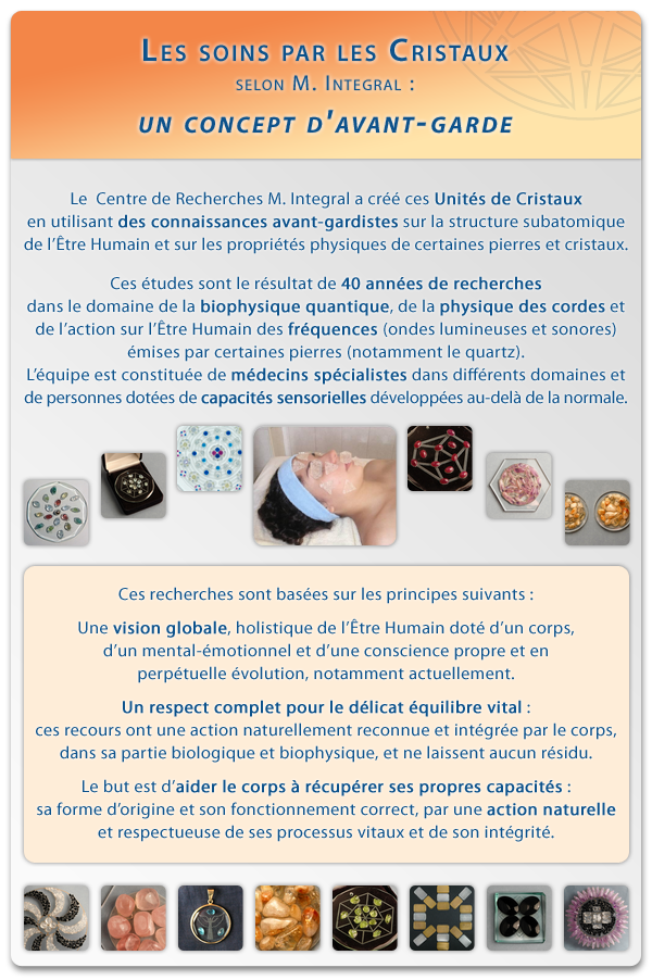 Les soins par les Cristaux : un concept d'avant-garde !