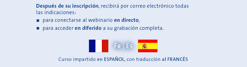 Taller impartido en Español, con traducción al Francés